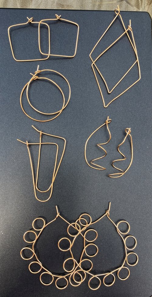 Susan LeGuyader's Not Just a Concept - , Wire Jewelry Design, Design, earring designs